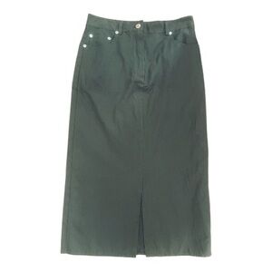 Helmet Lang NWOT Olive Green Midi-Skirt
